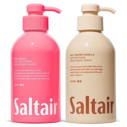 Saltair Body Wash Variety Pack 2x17oz Vanilla Coconut front view