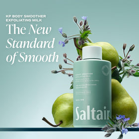 Saltair KP Body Milk 10oz back view showing ingredients