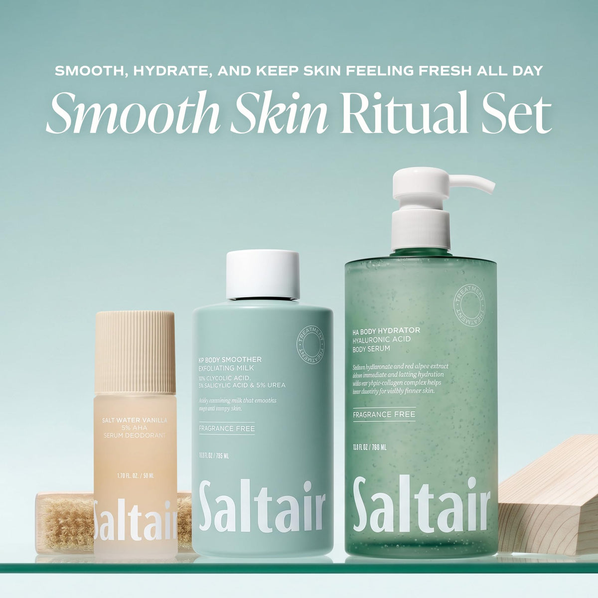 Saltair KP Body Milk 10oz side view with cap