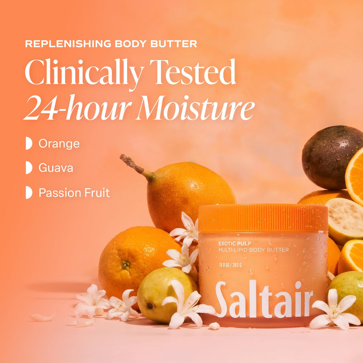 Saltair Multi-Lipid Body Butter 10 oz side view