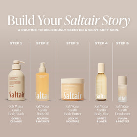 Saltair Multi-Lipid Body Butter application on skin