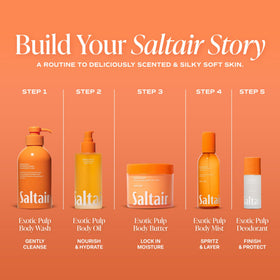 Saltair Multi-Lipid Body Butter application on skin