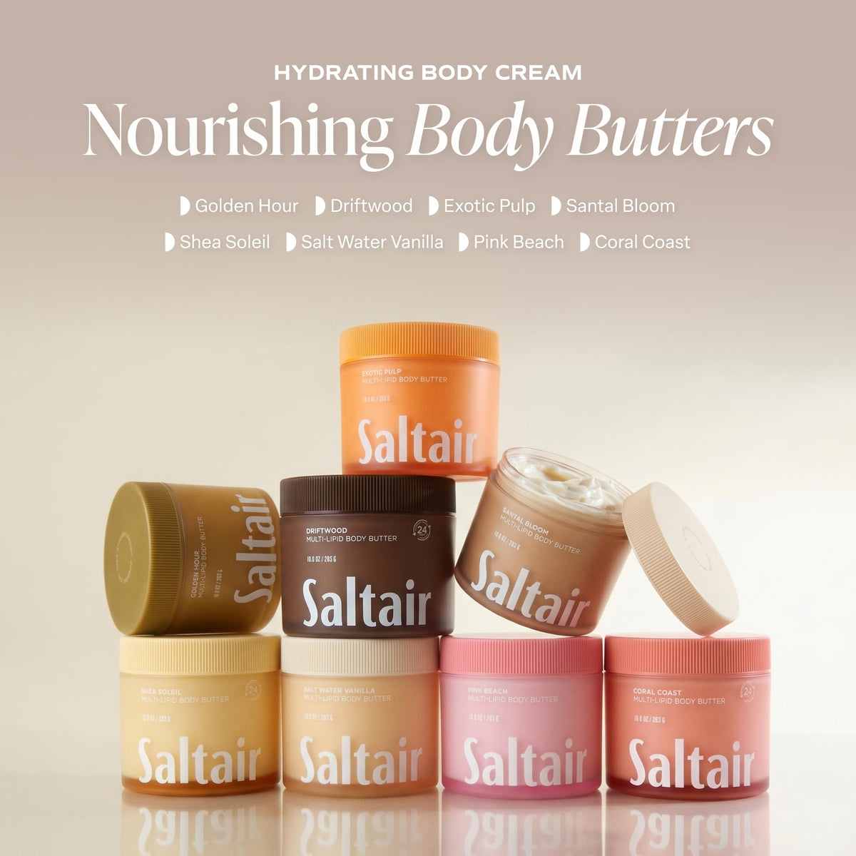 Saltair Multi-Lipid Body Butter ingredients list