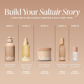 Saltair Multi-Lipid Body Butter Santal Bloom open jar