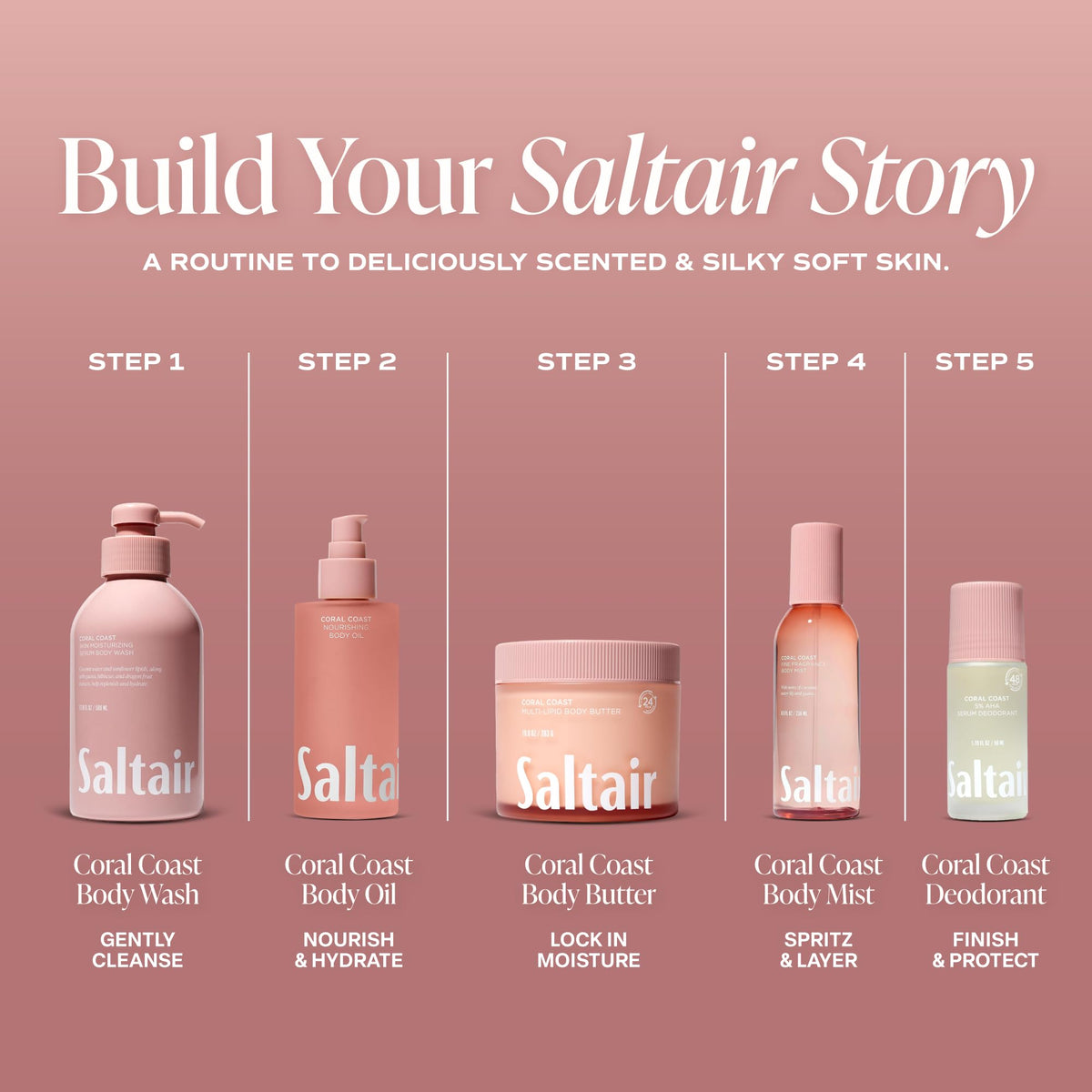 Saltair Serum Deodorant 2 Pack on travel essentials