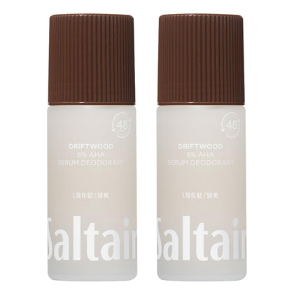 Saltair Serum Deodorant 5% AHA Roll-On Driftwood front view