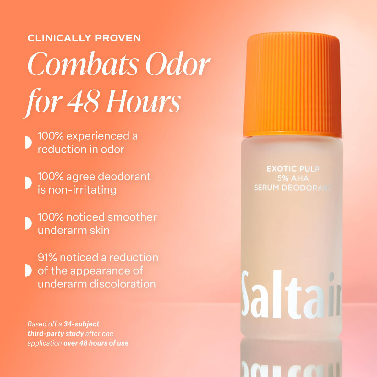 Saltair Serum Deodorant 5% AHA Roll-On lifestyle scene