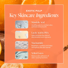 Saltair Serum Deodorant 5% AHA Roll-On with ingredients