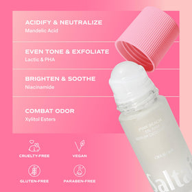 Saltair Serum Deodorant ingredients list on the box