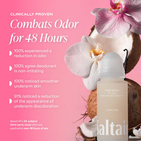 Saltair Serum Deodorant on a bathroom shelf