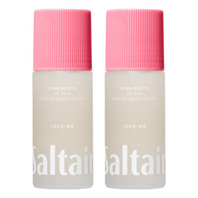 Saltair Serum Deodorant Pink Beach scent 2 pack front view
