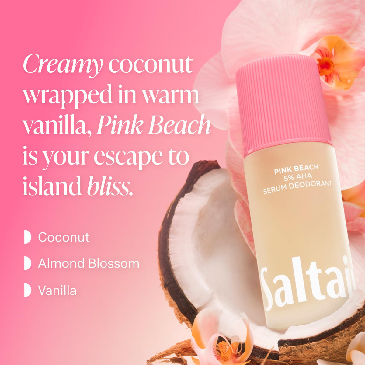 Saltair Serum Deodorant showing roll-on applicator