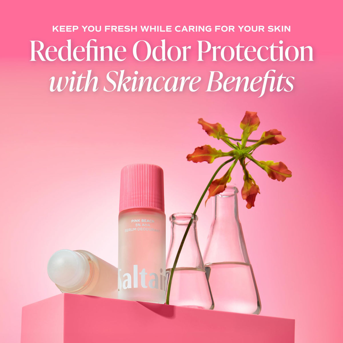 Saltair Serum Deodorant with coconut and vanilla notes