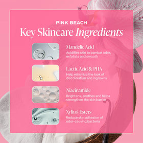 Saltair Serum Deodorant with tropical background