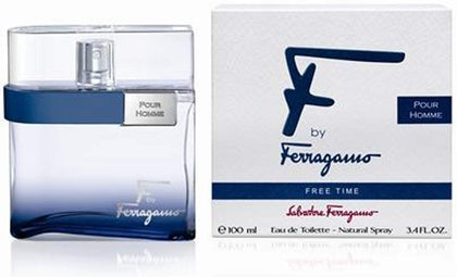 Salvatore Ferragamo F Free Time Eau de Toilette 3.4 Fl. Oz. front view
