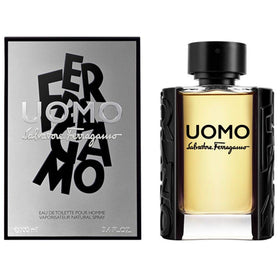 Salvatore Ferragamo Uomo Eau de Toilette bottle with packaging