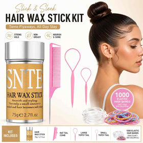 Samnyte hair ties set with 500 clear and 500 colourful bands
