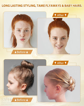 Samnyte Hair Wax Stick application on hair