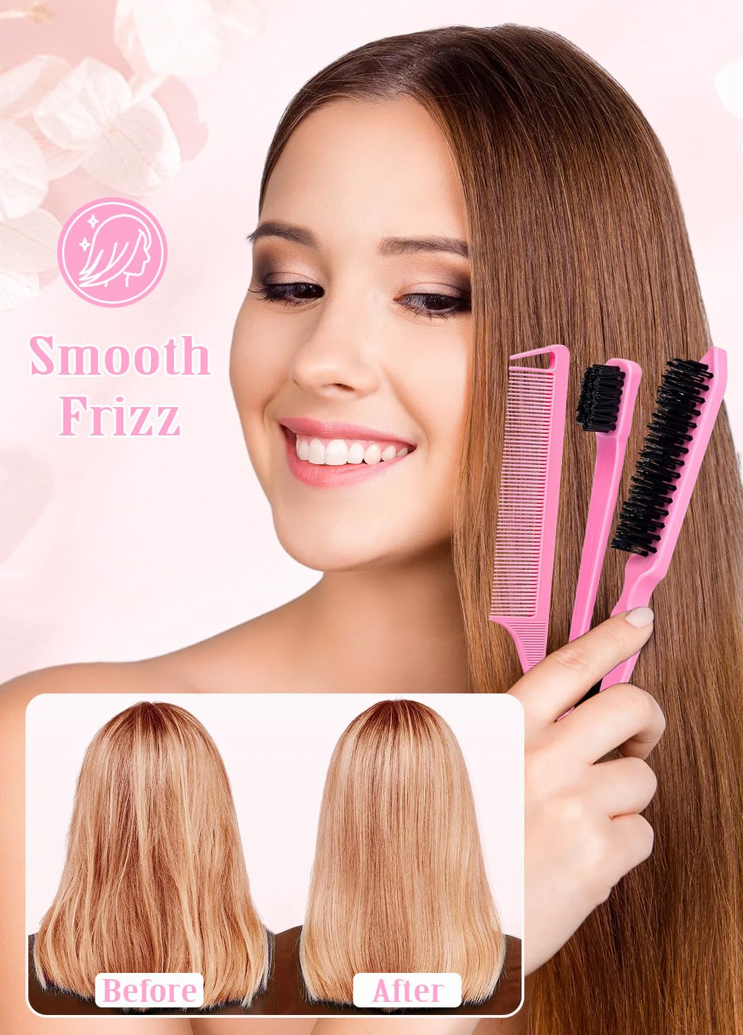 Samnyte Hair Wax Stick in pink packaging