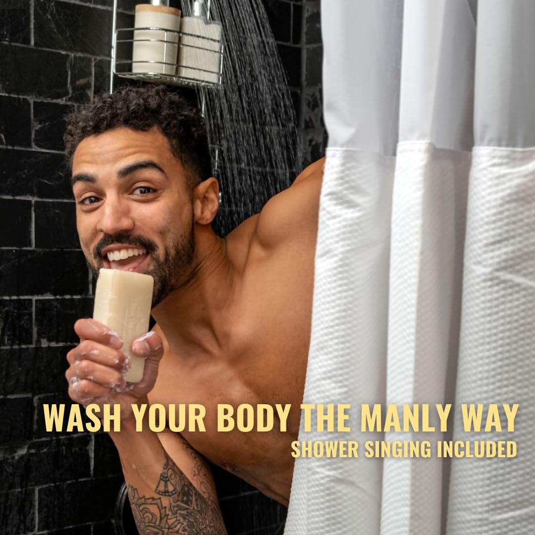 San Francisco Soap Company Man Bar Soap displayed with other grooming products