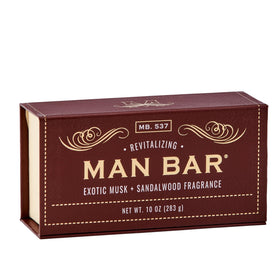 San Francisco Soap Company Man Bar Soap front view with packaging