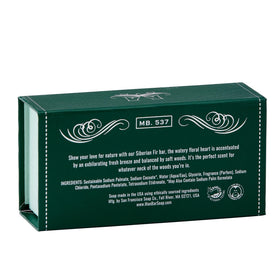 San Francisco Soap Company Siberian Fir Man Bar Soap packaging