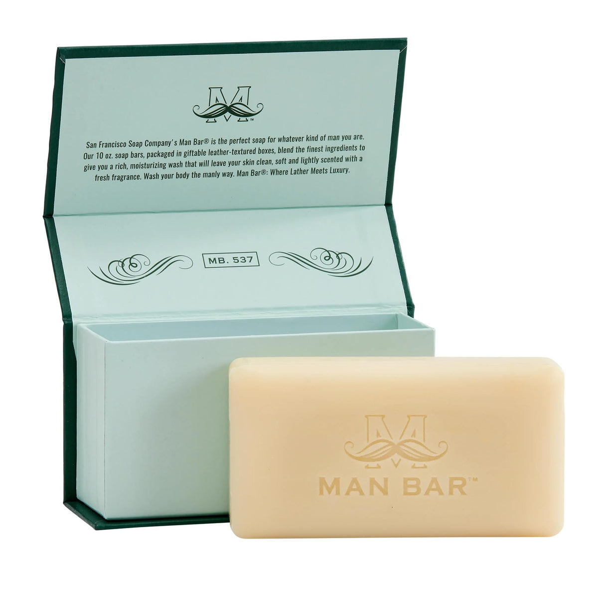 San Francisco Soap Company Siberian Fir Man Bar Soap side view