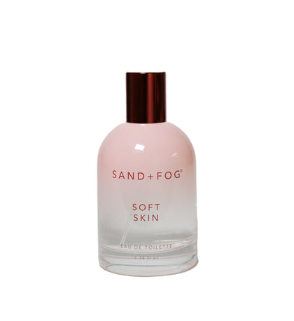 Sand + Fog Soft Skin Eau de Toilette 3.38 fl oz bottle with rose gold cap