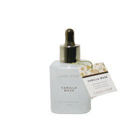 Sand + Fog Vanilla Musk Eau De Parfum Oil Dropper front view