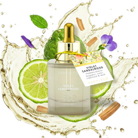 Sand + Fog Violet Sandalwood Eau de Parfum Oil dropper applicator