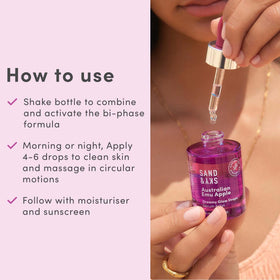 Sand & Sky Vitamin C Serum Glow Drops with ingredients list