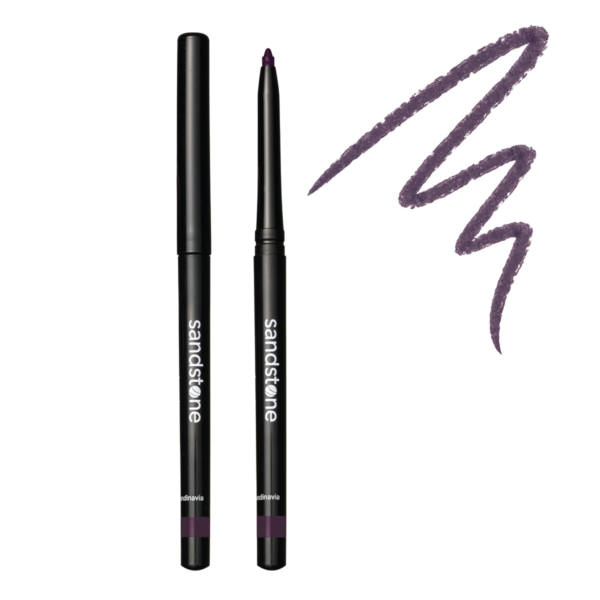 Sandstone Scandinavia Hypoallergenic Waterproof Eyeliner Pencil Aubergine front view