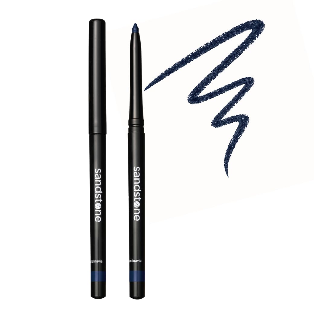 Sandstone Scandinavia Hypoallergenic Waterproof Eyeliner Pencil Blue front view