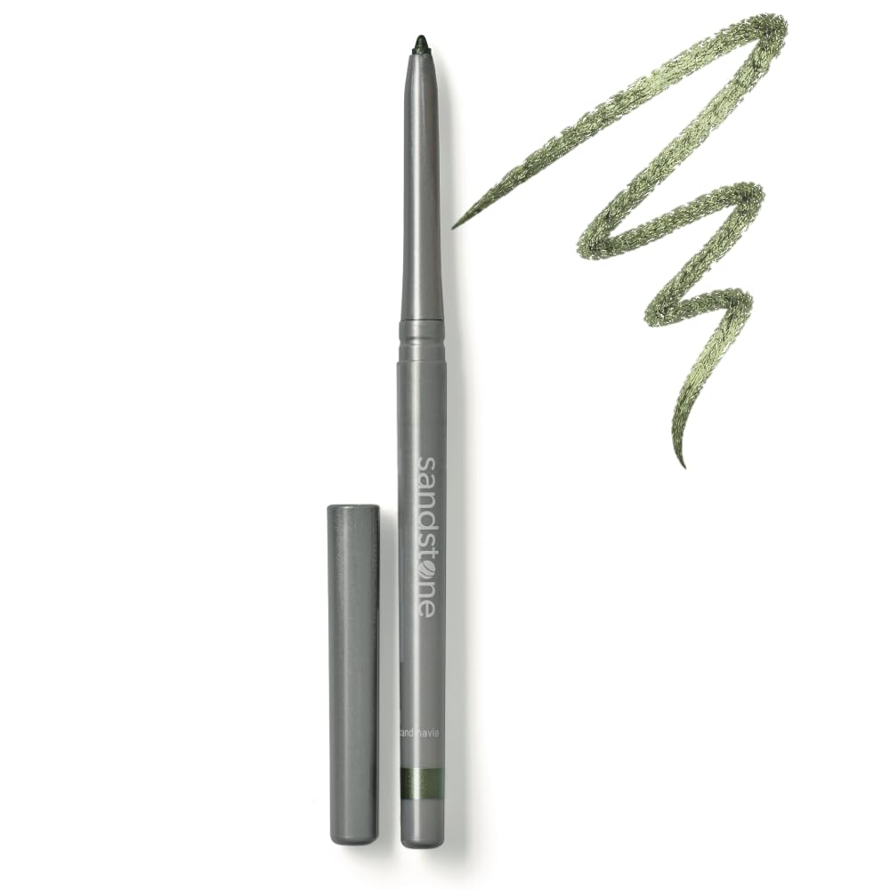 Sandstone Scandinavia Waterproof Eyeliner Pencil Go Green front view