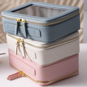 SANHECUN Toilet Bag packed with travel-sized toiletries