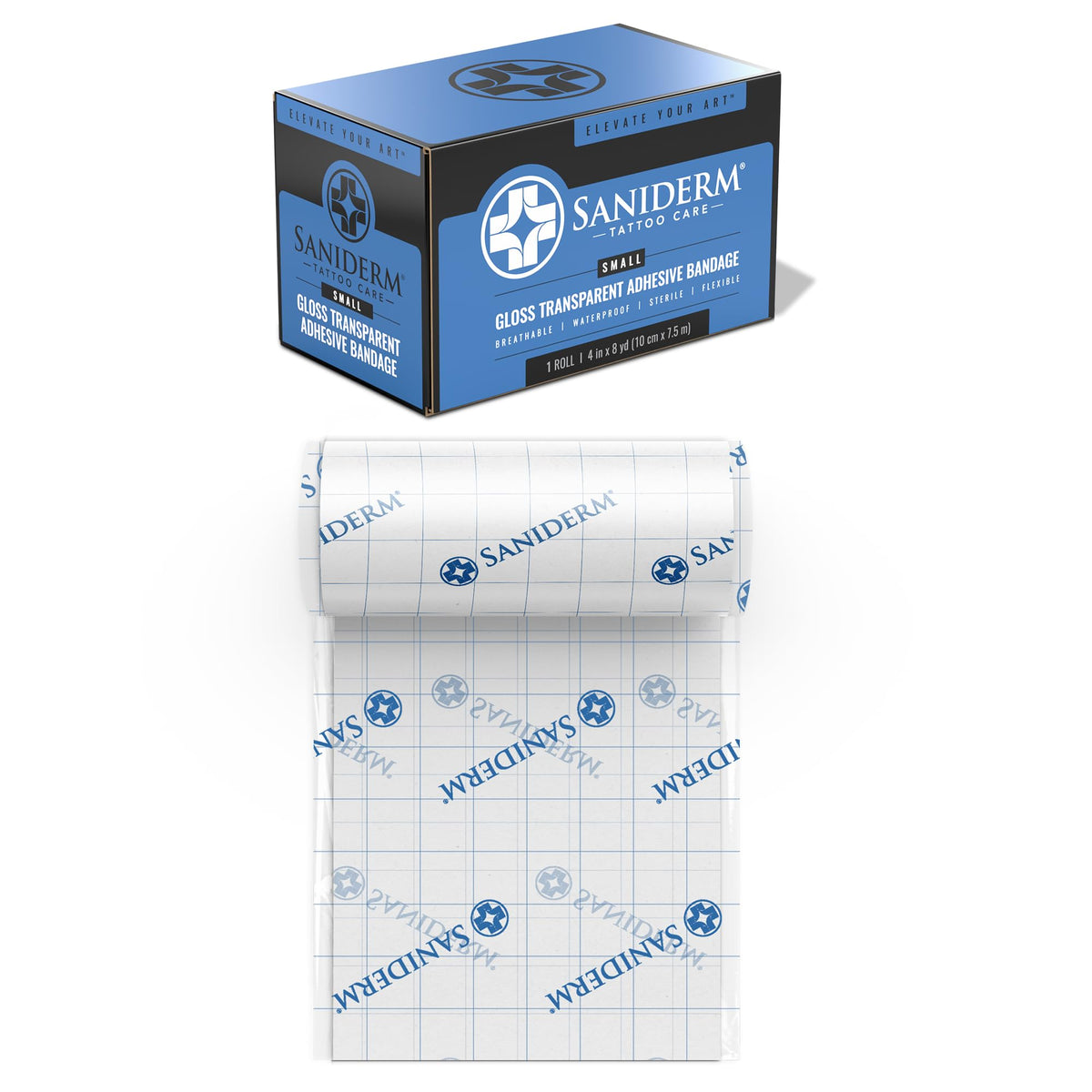 Saniderm Original Tattoo Aftercare Bandage Roll front view