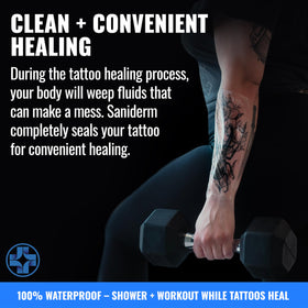 Saniderm Tattoo Aftercare Bandage sealed packaging