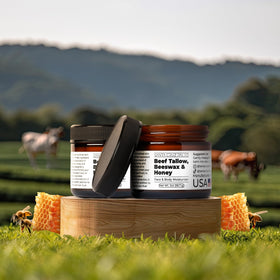 Santa Cruz Paleo Beef Tallow Face Moisturiser 2 Oz packaging