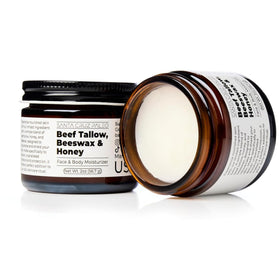 Santa Cruz Paleo Beef Tallow Face Moisturiser with beeswax and honey