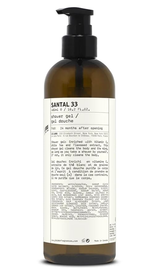 Santal 33 Shower Gel 16.2 Fl Oz front view