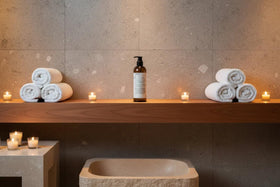 Santal 33 Shower Gel ingredients close-up