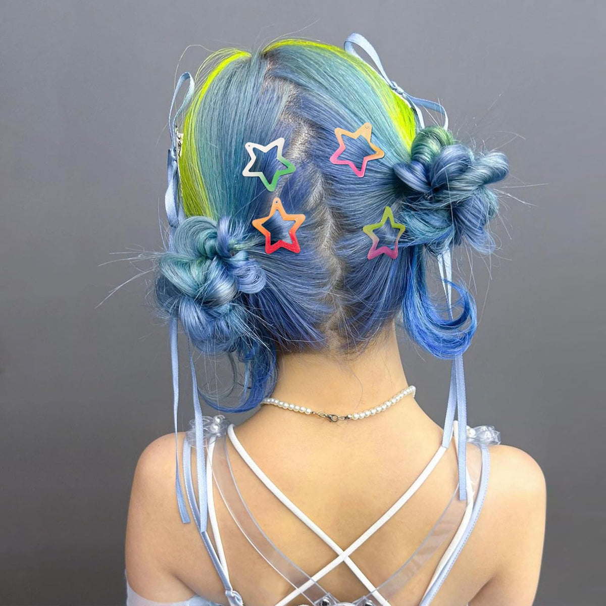 SAOROPEB Star Hair Clips displayed in packaging