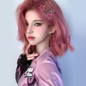 SAOROPEB Star Hair Clips in use on a hairstyle