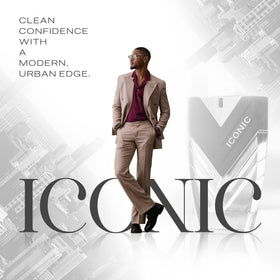 Sapil Iconic Perfume for Men displayed on a stylish countertop
