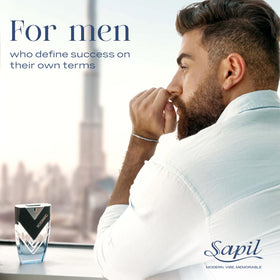 Sapil Iconic Perfume for Men in a gift box presentation