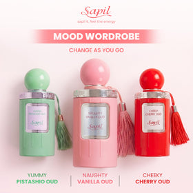 Sapil Naughty Vanilla Oud Perfume 100ml with honey and vanilla