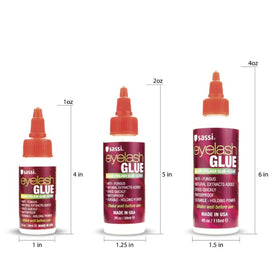 Sassi Eyelash Glue Clear 4oz with applicator tip
