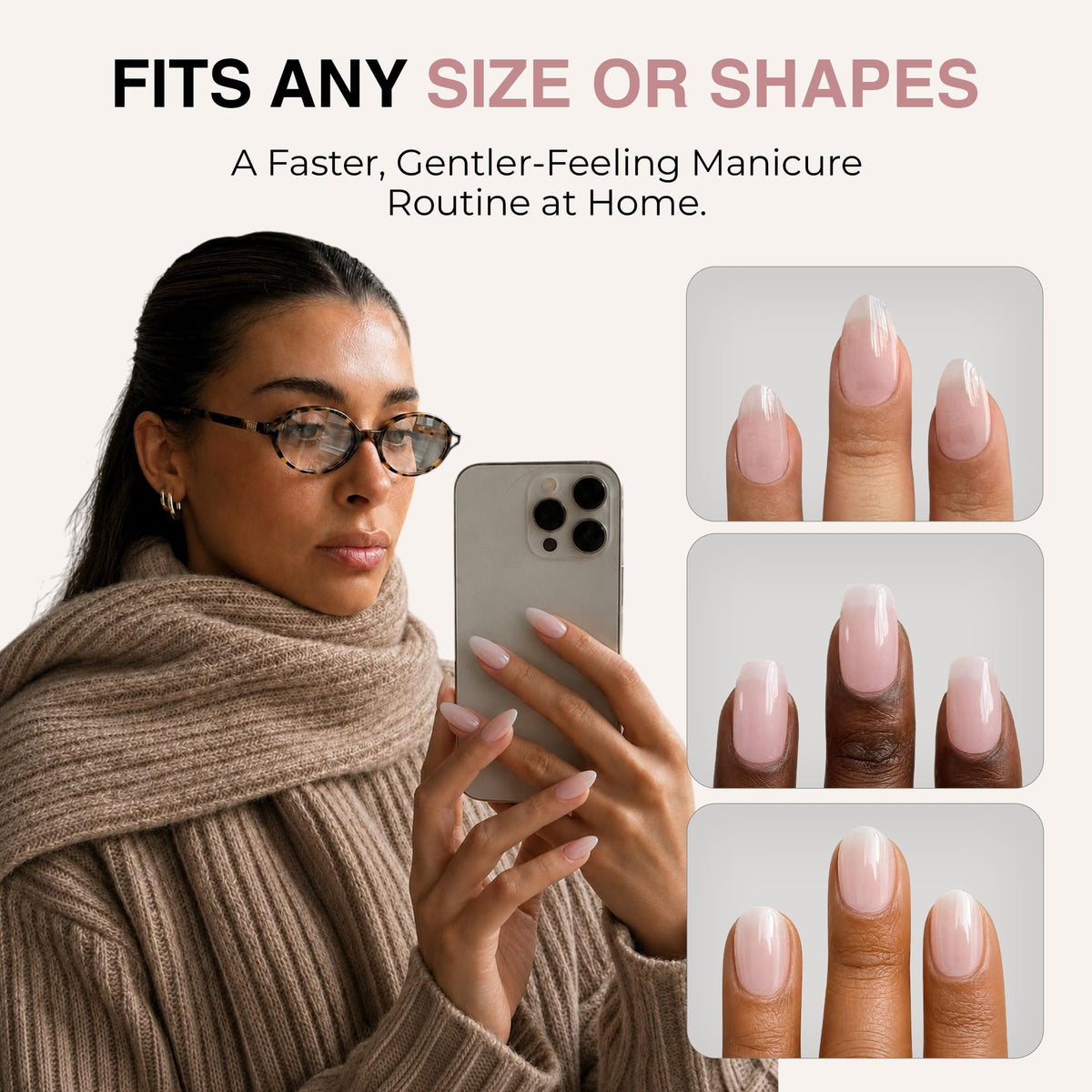 Sassy Saints Sugar Glaze Nail Wraps application process