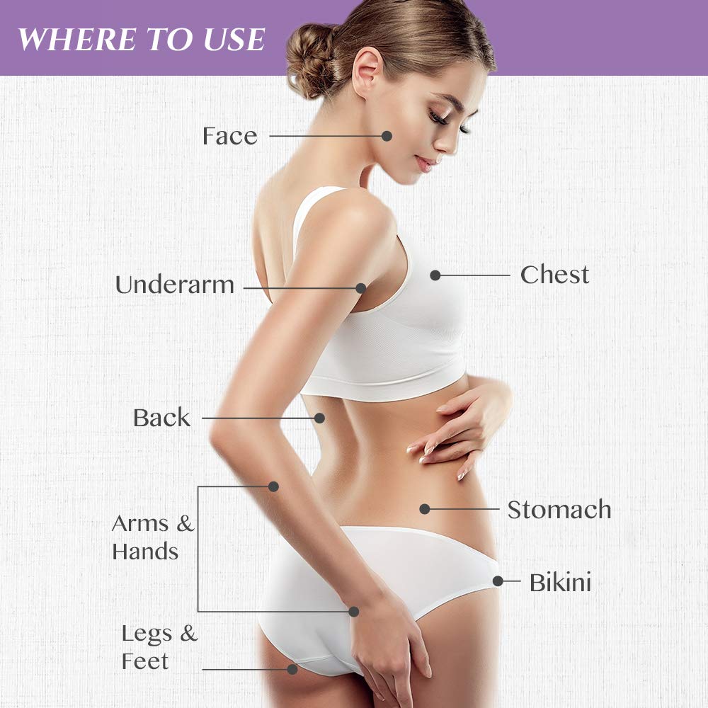 SATIN SMOOTH beBare Hair Removal System ingredients list