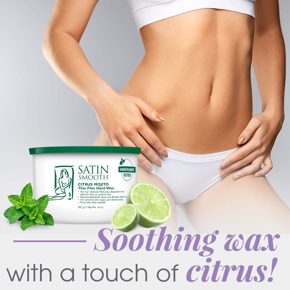 SATIN SMOOTH Citrus Mojito Thin Film Hard Wax packaging